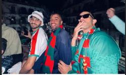 MCA Champion d'Algérie, les Joueurs fêtent le Titre à Bab-El-Oued