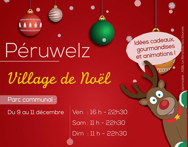 Village de Noël, à Péruwelz (B)