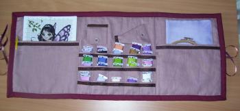 pochette de brodeuse en situation