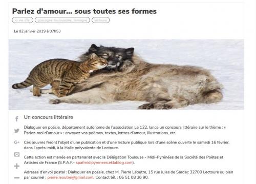 APPEL À TEXTES
