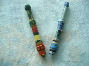Fuseaux en papier