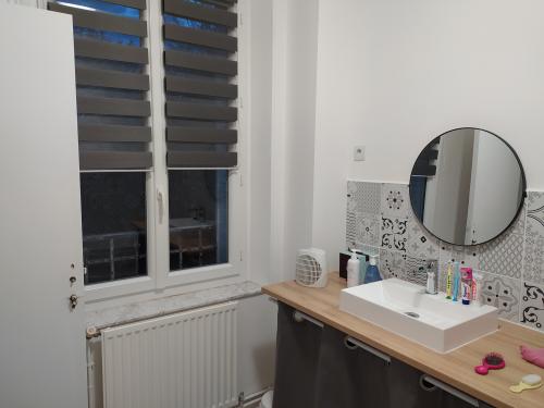 La salle de bain dans la chambre de Victoria