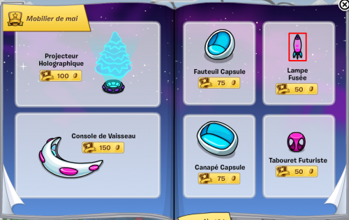 Catalogue de mobilier et d'igloo