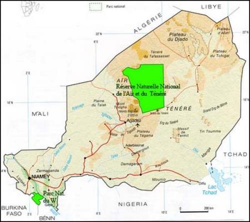 Patrimoine mondial de l'Unesco : Les réserves naturelles de l'Aïr et du Ténéré - Niger -