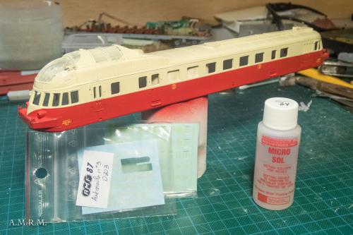 Construction d'un autorail ADP sur base Electrotren