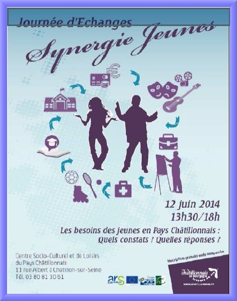 Une journée d'échanges" Synergie Jeunes", proposée par la Communauté de Communes du pays      Châtillonnais