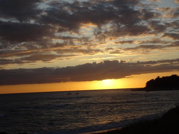 Un soir du mois de septembre sur la mer