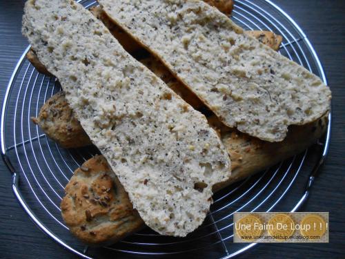 Baguettes aux céréales & graines