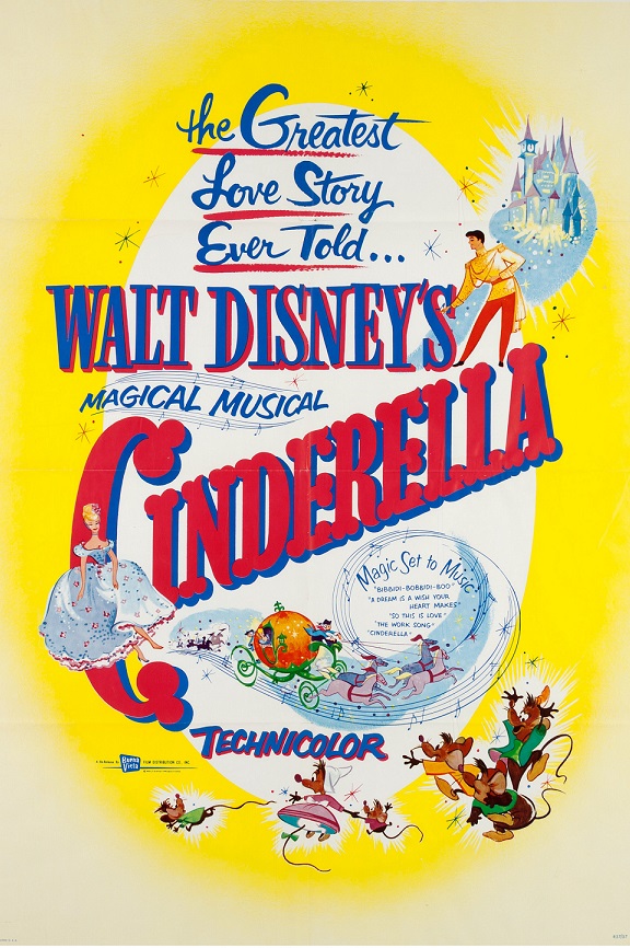 CINDERELLA REISSUE  BOX OFFICE USA 1957