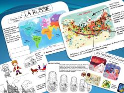 EN ROUTE POUR LA RUSSIE: 2ème ESCALE LE PETIT CHAPERON QUI N'ETAIT PAS ROUGE ET MATRIOCHKA