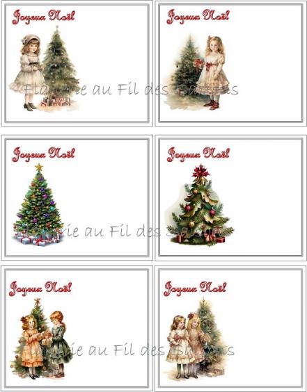 Noël ! Petites cartes ....... (4)