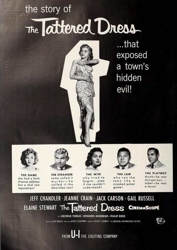 THE TATTERED DRESS box office usa 1957