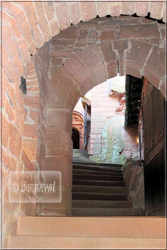 Haut Koenigsbourg entrée du logis
