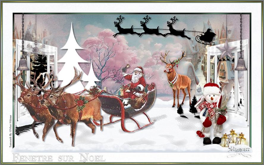 Fenêtre sur noël