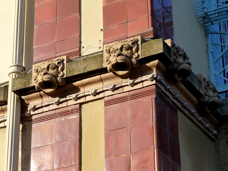 L'immeuble Villeroy & Boch rue Charles Pêtre à Metz...
