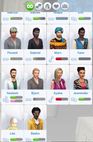 Semaine 2 (S1) - Quartier San Myshuno - Foyer Feng