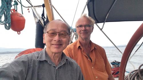 Le balcon posé sur la mer (2) entre Χαλκούτσι et Χαλκίδα