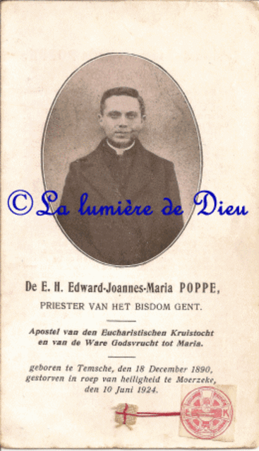 Gebed om de gelukzaligverklaring van den dienaar gods Edward-Joannes-Maria Poppe te bekomen