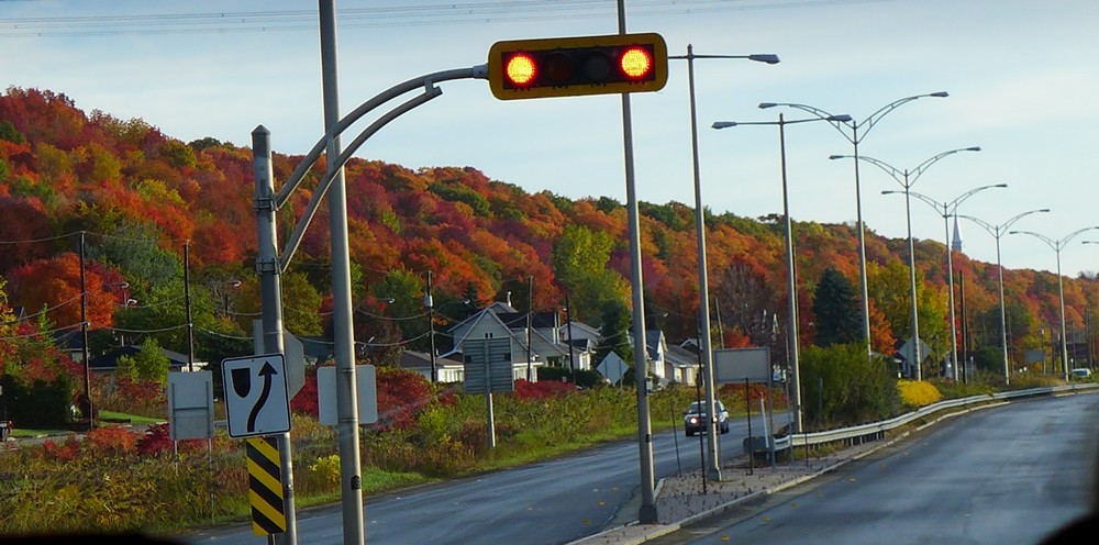 Sur la route vers Tadoussac...