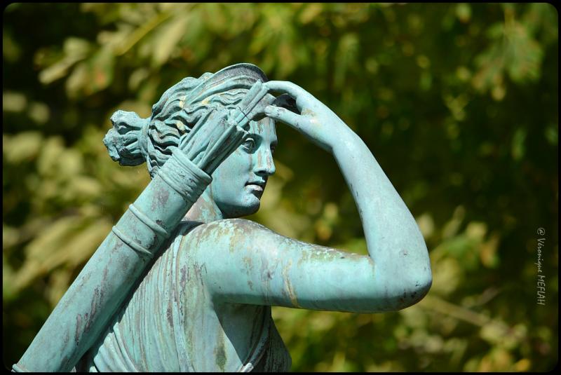 Parc du Château de Rambouillet : Artémis à la biche