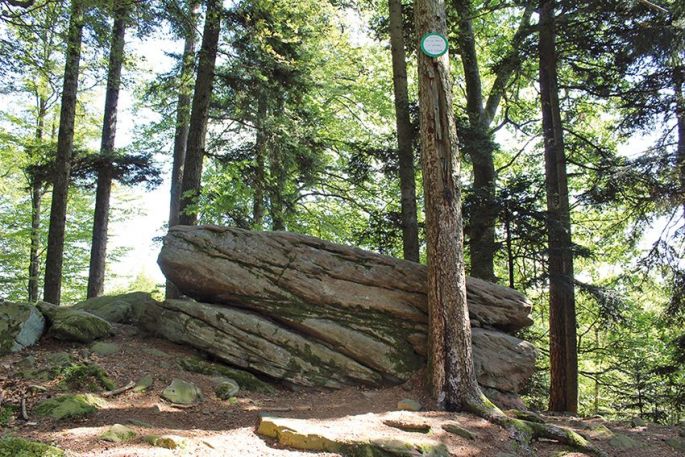 Le rocher de la paix d'Udine