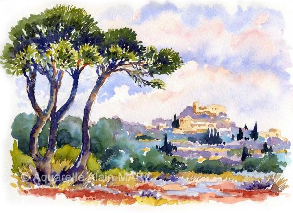Aquarelles d'Alain Marc