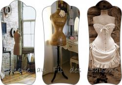 Cartonnettes "Buste Mannequin de couturière"