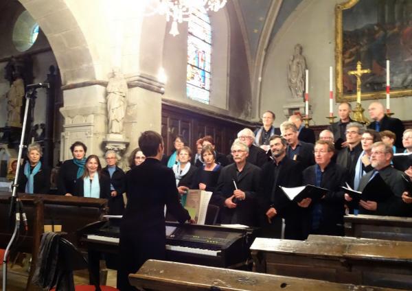 Le Chœur de Haute Côte d'Or a donné un très beau concert à Recey sur Ource