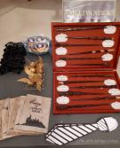 Goodies pour anniversaire Harry Potter, baguette, grimoire