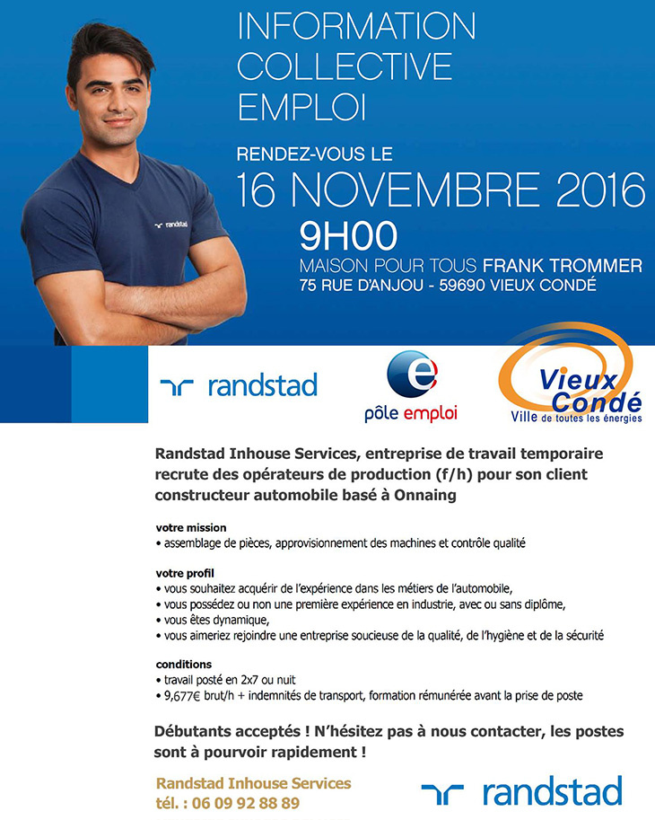 Info emploi dans l’automobile, à Vieux-Condé