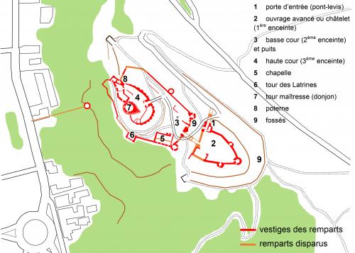 LES REMPARTS DE CHÂTEAU GAILLARD (Eure)