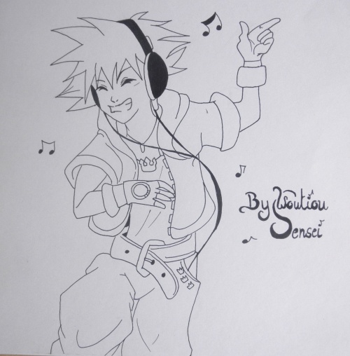 Sora de "Kingdom Hearts"