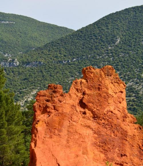 Visite du Colorado Provençal à Rustrel
