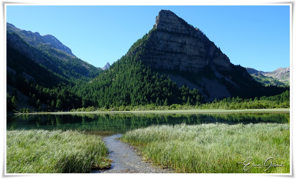 Le lac des Sagnes (Mercantour)
