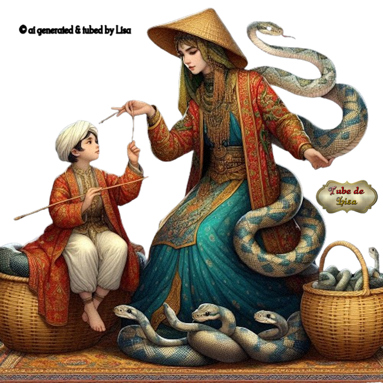 Mom : snake charmer (