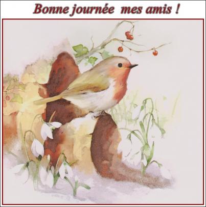 "Joli passereau"...