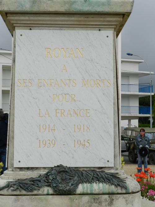 * Cérémonie du 70e anniversaire de la libération de Royan