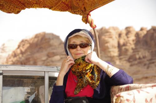 Jacqueline en Jordanie