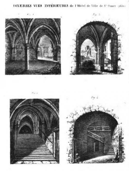 Mémoires de la Société des antiquaires de la Morinie, Volume 4-Vues intérieures