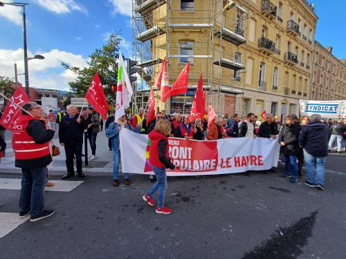 1er octobre 2024 au Havre - 2500 manifestants - des photos