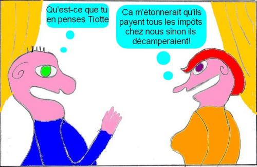 Les élucubrations des "TIOT" chez le poissonnier.