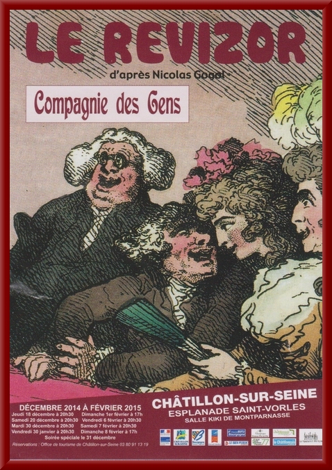 Le Revizor de Nicolas Gogol, par la Compagnie des Gens