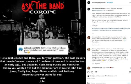 EUROPE : Réponses de John Leven et Ian Haugland