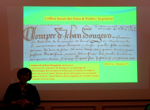 "La forêt Bourguignonne à la fin du Moyen-Âge", une conférence de Corinne Beck pour la Société Archéologique et Historique du Châtillonnais