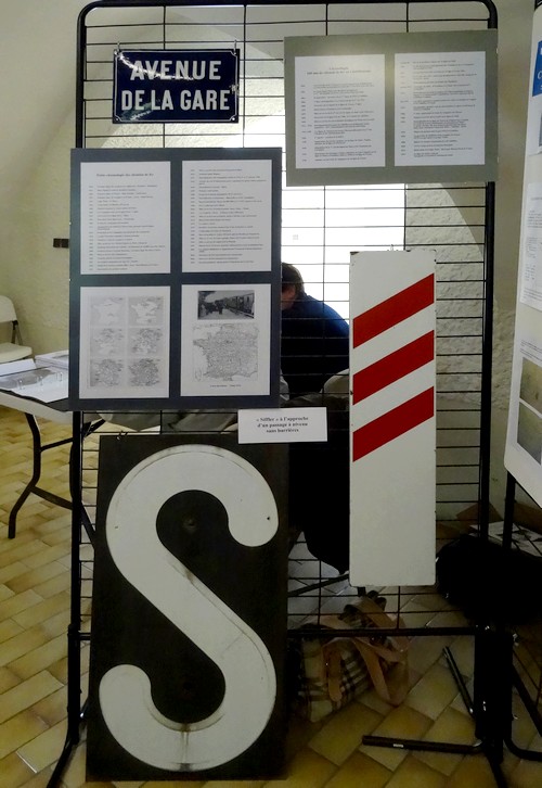 Souvenirs d'une exposition sur l'arrivée du train à Châtillon sur Seine...