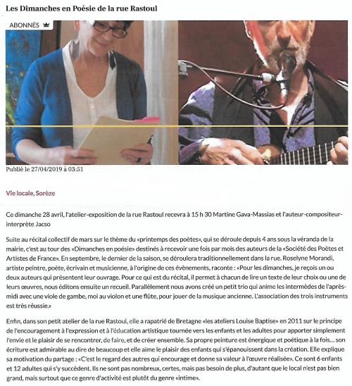 DIMANCHES EN POESIE