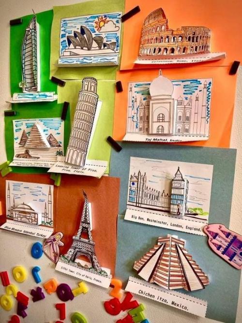 Idée art Pinterest : monuments du Monde
