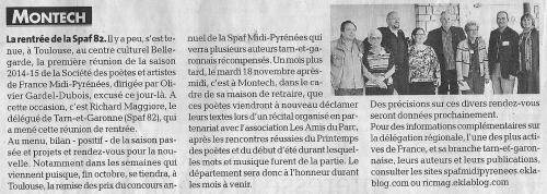 NOUVEL ÉCHO DE NOS ACTIVITÉS