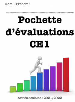 Etiquettes à coller sur les pochettes d’évaluations CP et CE1 (année scolaire : 2021/2022)