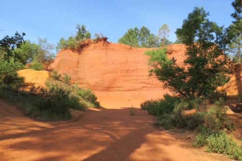Visite du Colorado Provençal à Rustrel